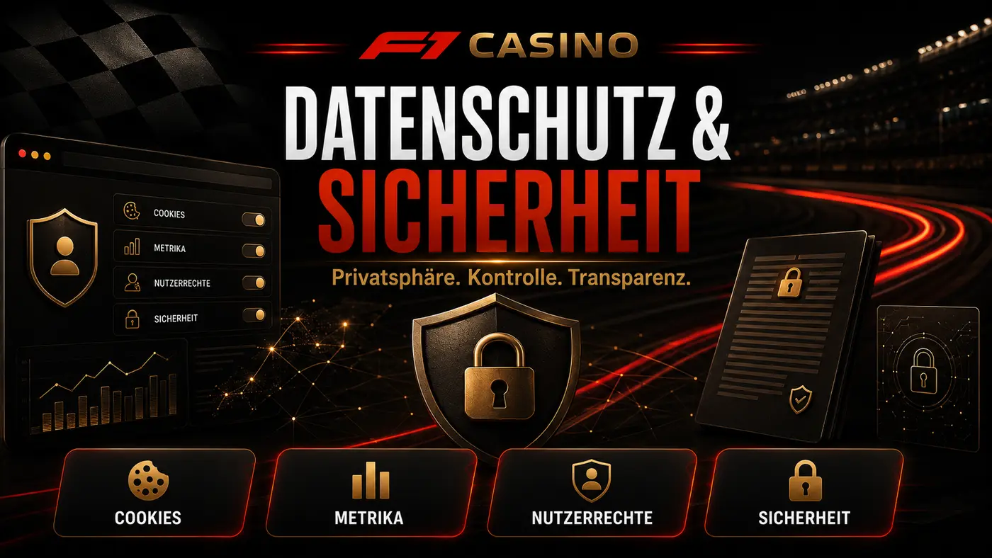 F1 Casino Deutschland Datenschutz Cookies Sicherheit und Nutzerrechte
