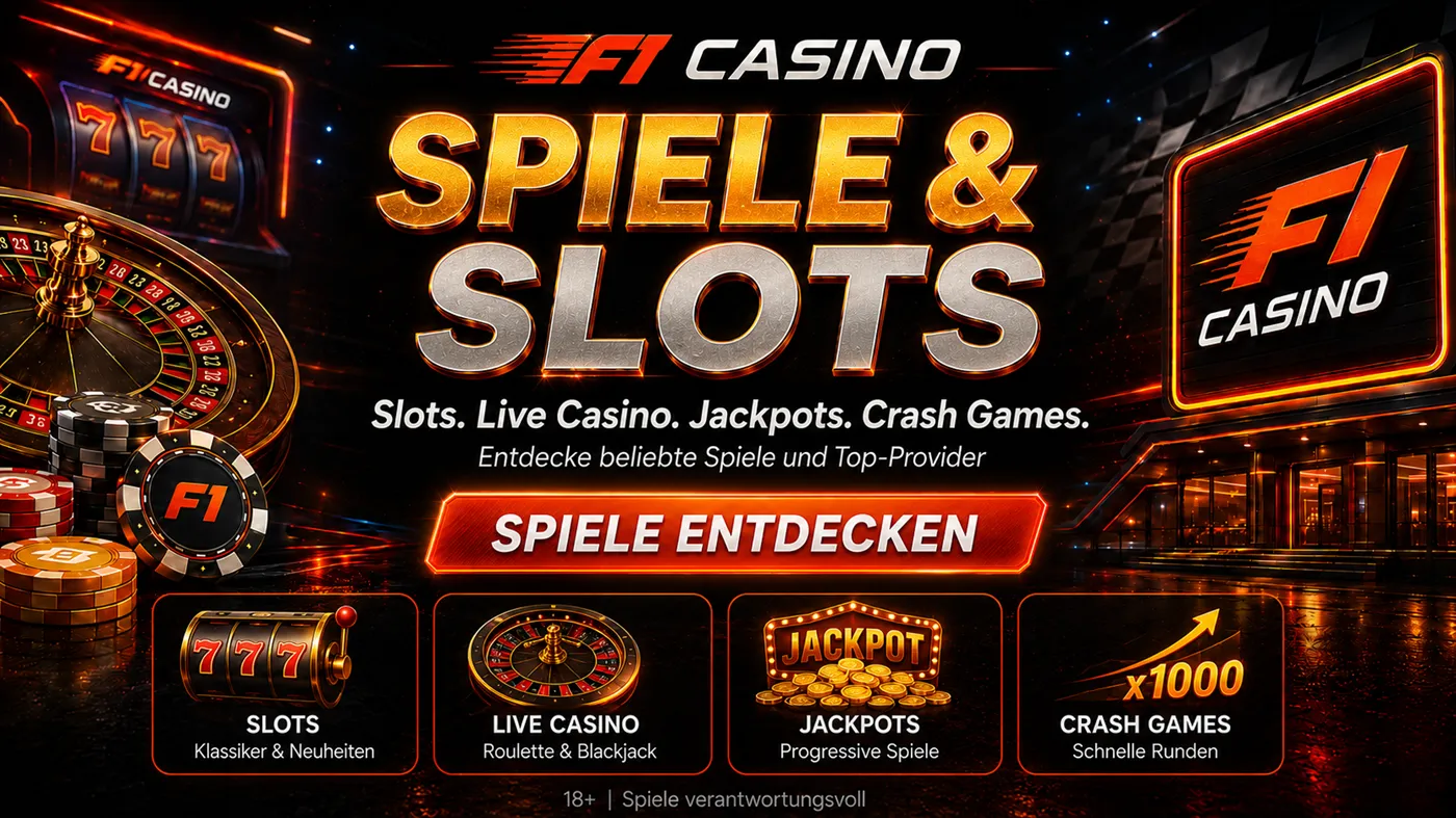 F1 Casino Jackpots progressive Slots Mega Moolah und Auszahlung